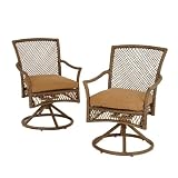 Home Summer Veranda Set of 2 Swivel Chairs