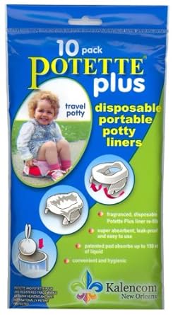 Kalencom Potette Plus On the Go Potty 10 Pack Liner Re-Fills Kalencom Potette Plus On the Go Potty 10 Pack Liner Re-Fills