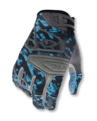  Giro Xen Mountain Biking Gloves, Cyan, Large