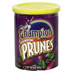 Champion Prunes, 12-Ounce Canisters (Pack of 12)