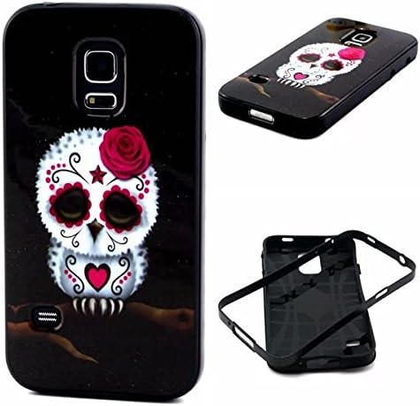 S5 Mini Case,Samsung S5 Mini Case,S5 Mini Hybrid Case,S5 Mini Case Cover,Case For S5 Mini,Canica Cartoon Print Hybrid Back Case Cover For Samsung Galaxy S5 Mini G800F G800H 004