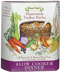 Delicae Pantry Homemade Turkey Barley Slow Cooker Dinner 9-Ounce Boxes (Pack of 6)