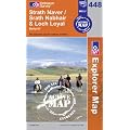 Strath Naver / Srath Nabhair and Loch Loyal (OS Explorer Map Active)