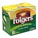 Folgers Classic Roast Decaffeinated Coffee Singles, 19-Count Singe Servings (Pack of 6)