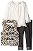 Little Lass Baby-Girls Infant 3 Piece Faux Fur Vest Set Cheetah Toggles