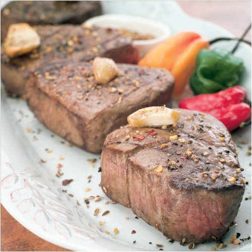 8 Steak Package - 4 (6 oz) Filet Mignon + 4 (10 oz) New York Strip - NaturAll Steaks by NaturALL Steaks LLC