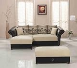 Großes Sofa, Kolonialsofa Elephant mit Ottomane