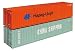 Graham Farish 379-360A Pack 40Ft Containers Hapag & China Shipping (2)
