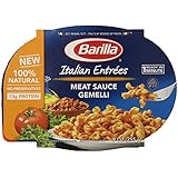 Barilla Italian Entrees, Meat Sauce Gemelli, 9 Ounce (Pack of 6)