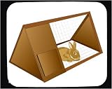 Decorated Mouse Pad with domestic, shelter, cage, kaninbur, hutch, pet, rabbit, animal, triangular