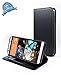 NageBee(TM) - HTC Desire 510 Case - Wallet Flip Case Pouch Cover Fold Stand case Premium Leather Wallet Flip Case (Fold Wallet Black)