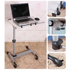Pflegetisch, Betttisch, Klapptisch, Laptoptisch, Beistelltisch FBT07-Wei� neues Modell