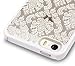 iPhone SE Case, GreatShield TACT Series Design Pattern Rubber Coating Slim Fit Hard Case Cover for Apple iPhone SE / 5S / 5 (Damask - White)