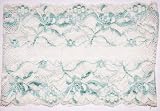 Ivory with Turquoise Details Lace Under Scarf Headband (Hijab Accessory)