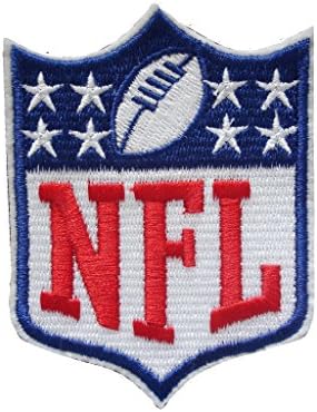 2pcs NFL Iron On Patch Fabric Motif Badge Applique Football League Decal 3.5 x 2.5 inches (9 x 6.5 cm)