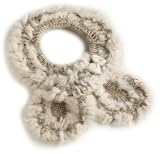 (カシュネ)cache nez モヘアxラビットフリル差込MUF 02-02-09120 IV アイボリー F