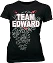 Team Edward Vampire Black Juniors/Ladies T-shirt Tee