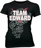 Team Edward Vampire Black Juniors T-shirt Tee