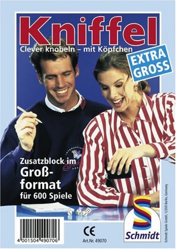 Schmidt Spiele 49070 - Kniffelblock, extra gro&szlig; Preisvergleich