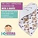 Kudsha Baby Bandana Drool Bibs, with 3 snaps, Perfect for Teething, Spit-up, Dribble, Drool, Unisex 4 Pack Gift Set for Boys and Girls, Absorbent Cotton