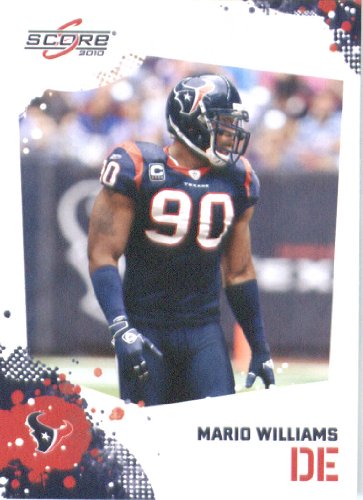 Mario Williams - Houston Texans - 2010 Score Football Card - NFL Trading Card in Screwdown Case