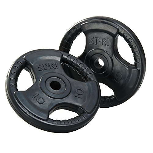 SPRI Adjustable Barbell 10Pound Weight Plates (Pair) jkfndkngk