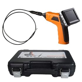 4.5mm Waterproof LED Lens Plumbing Sewer Inspection Camera with Detachable Wireless 3.5" TFT-LCD Monitor Borescope Endoscope for Surveying Pipes or Small Hard-to-reach Places, Equipment, Furnishing Installation