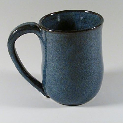 Denim Blue Ceramic Mug Coffee Cup Stoneware Wheel Thrown Stoneware Ceramics Pottery