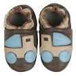 Momo Baby Soft Sole Baby Shoes - Truck Brown