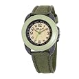 Sprout Unisex Eco-Friendly Corn Resin and Green Organic Cotton Strap Watch #ST1003DGBKDG
