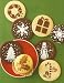Martha Stewart Holidays Cake, Cookie & Cupcake Stencils: Snowflakes, Candy ...