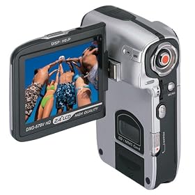 DXG 579V Hi-Def Pocket Camcorder (Silver) by DXG