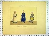 C1849 Antique Colour Print Children Costumes Bernard 51P30RzQFBL. SL160 C1849 Antique Colour Print Children Costumes Bernard