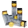 Diamond Ice Transparent Cover Low Compression Balls - 15 Pack (Yellow)