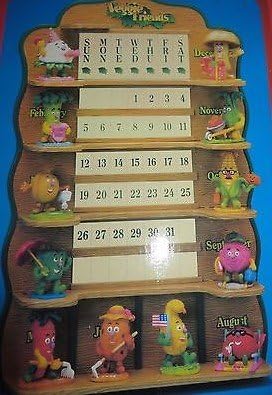 Veggie Friends Figurine Calendar Frame