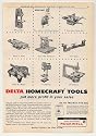 1959 Delta Homecraft Power Tools Saws Drill Trade Print Ad