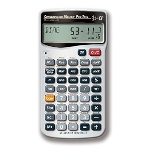 Calculated Industries 4080 Construction Master Pro Trigonometric Calculator by 