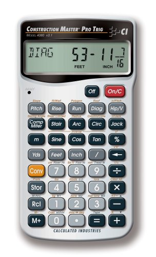 Tools: Calculated Industries 4080 Construction Master Pro Trigonometric Calculator