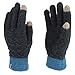JAKY Global Mens Touchscreen Thick Knitted Warm Gloves