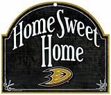 NHL Anaheim Ducks 10-by-11 Inch Home Sweet Home Wood Sign