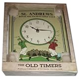 Large St. Andrews Royal and Ancient Golf Club Tin Wall Clock The Old Timers