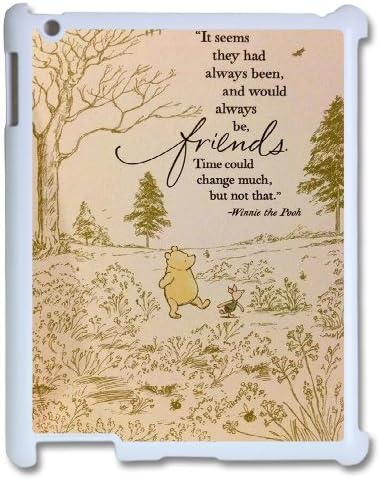 Newest Diy Winnie The Pooh, Design Rubber Protection Case Skin Protective Case For Ipad 2/3/4 Case High Quality PC Cover