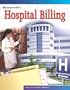 Hospital Billing, Student Text with Data Disk