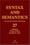 The Syntactic Structure of Hungarian, Volume 27 (Syntax and Semantics) (Syntax and Semantics)