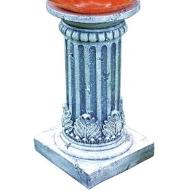 Echo Valley 9176 Tirreno Resin Pedestal Column for Gazing Globe or Sundial