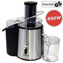 Oxid7 Elektrischer edelstahl Entsafter, Saftpresse, Obstpresse, Fruchtentsafter 850W - Intertek/GS gepr&uuml;ft