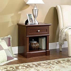 Sauder Palladia Night Stand, Select Cherry Finish