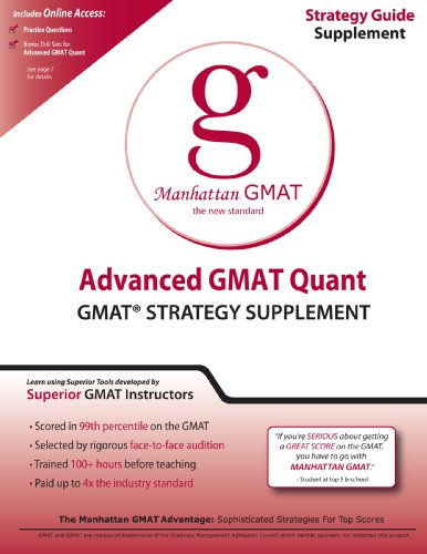 Advanced GMAT Quant: GMAT Strategy Supplement