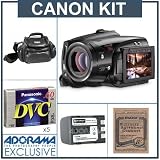 Cheap Canon VIXIA HV40 High Definition Mini Camcorder Kit, with Spare BP-2L12 Type Lithium-ion Battery,Camcorder Case, 5 - 60 Minutes Mini DV video tape, Mack Two Year exteneded video Warranty
