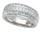 1.00 cttw Karina B(tm) Princess Diamonds Band LIFETIME WARRANTY